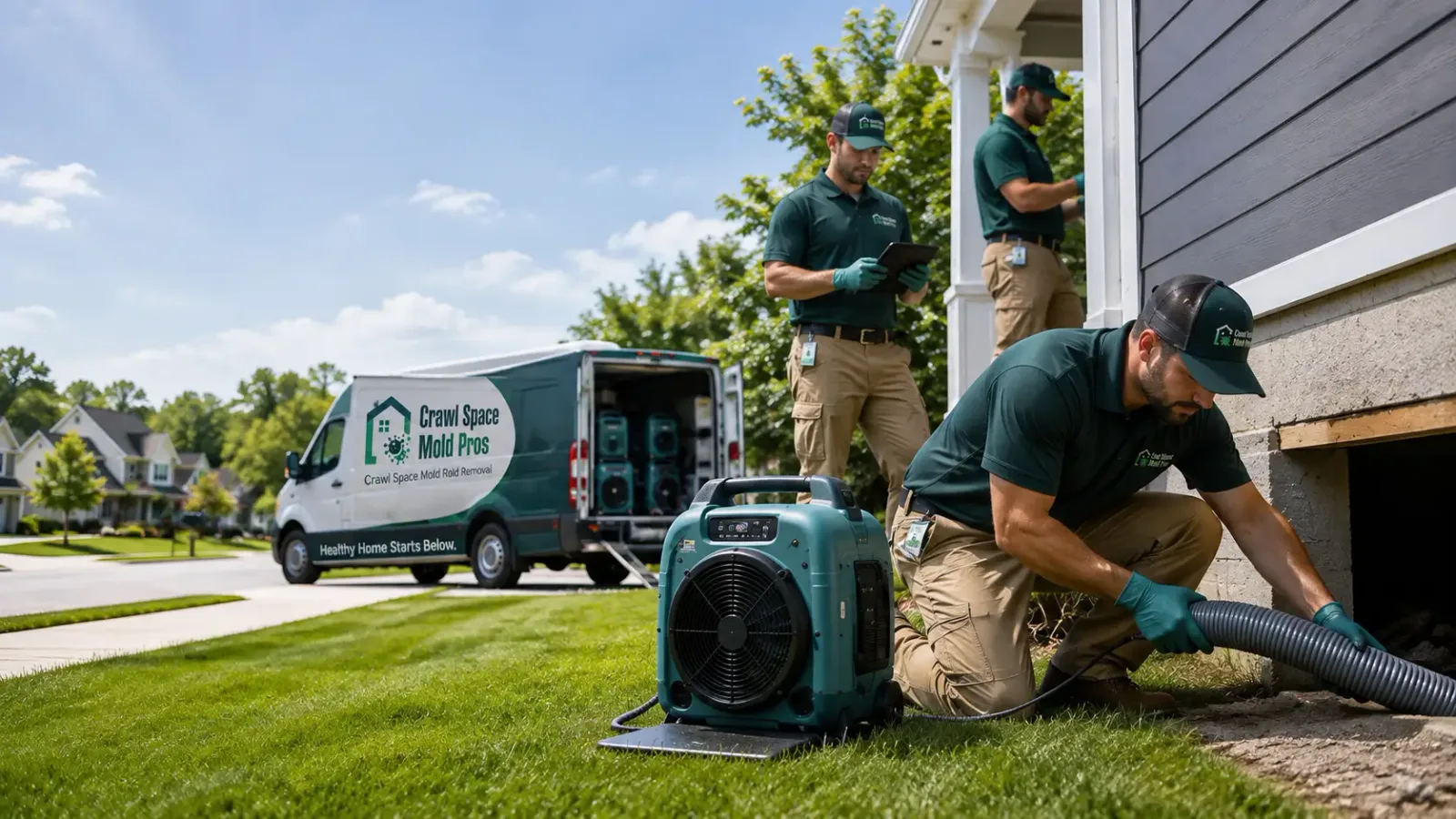 Crawl Space Mold Removal in Rainier, WA